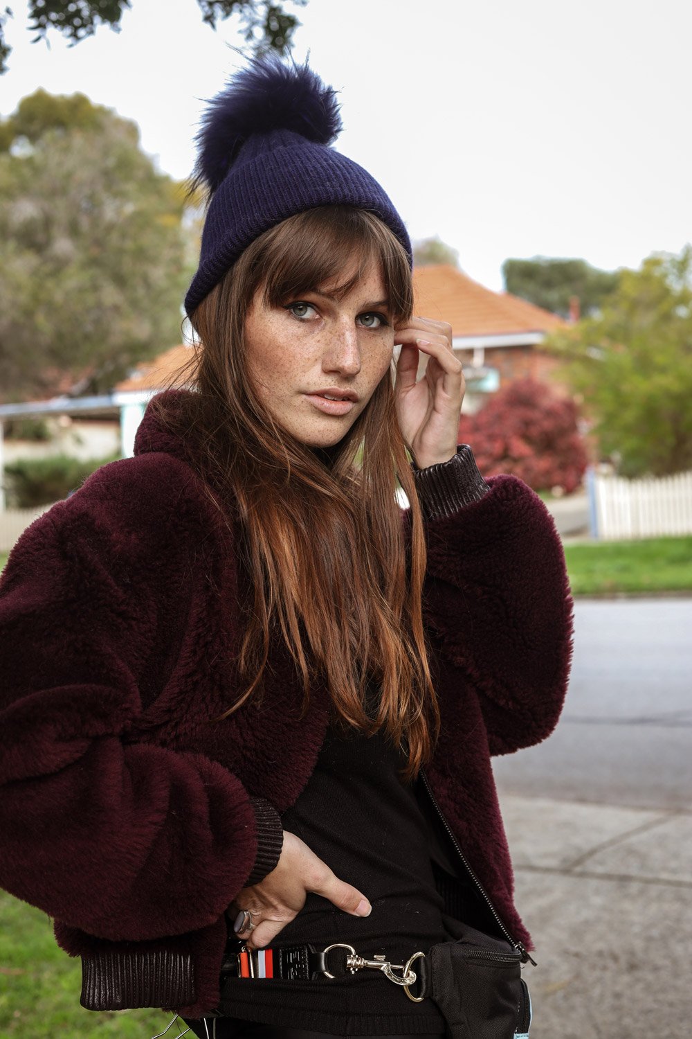 Angora Beanie Midnight - Mode & Affaire