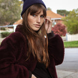 Angora Beanie Midnight - Mode & Affaire