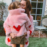 Queen Of Hearts Mini Faux Coat - Mode & Affaire