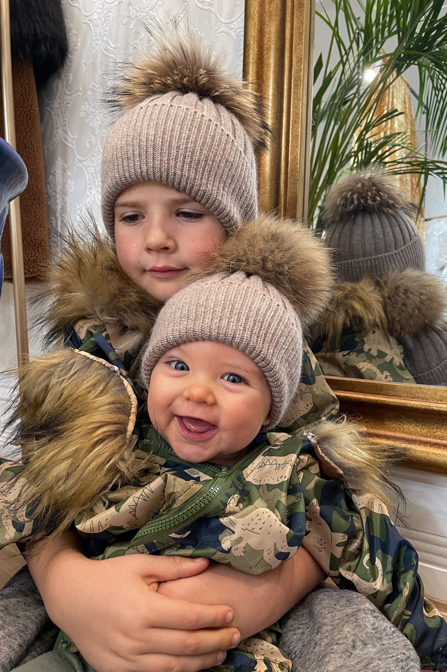 Baby Angora Beanie Cedar - Mode & Affaire