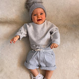 Baby Angora Beanie Silver Fox - Mode & Affaire