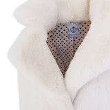 Mini Astrid Faux Coat in Snow - Mode & Affaire