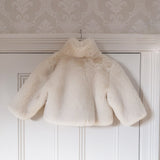 Mini Astrid Faux Coat in Snow - Mode & Affaire