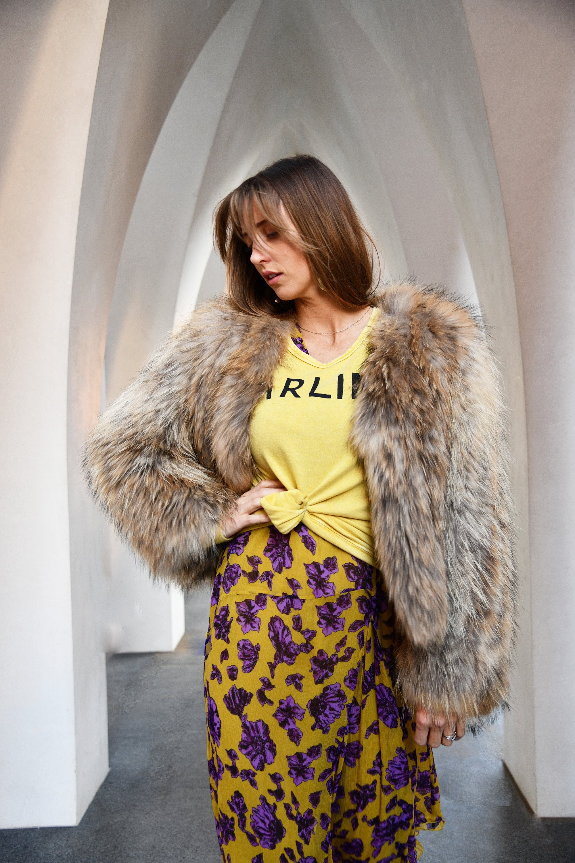 Exotique Winter Jacket in Natural - Mode & Affaire