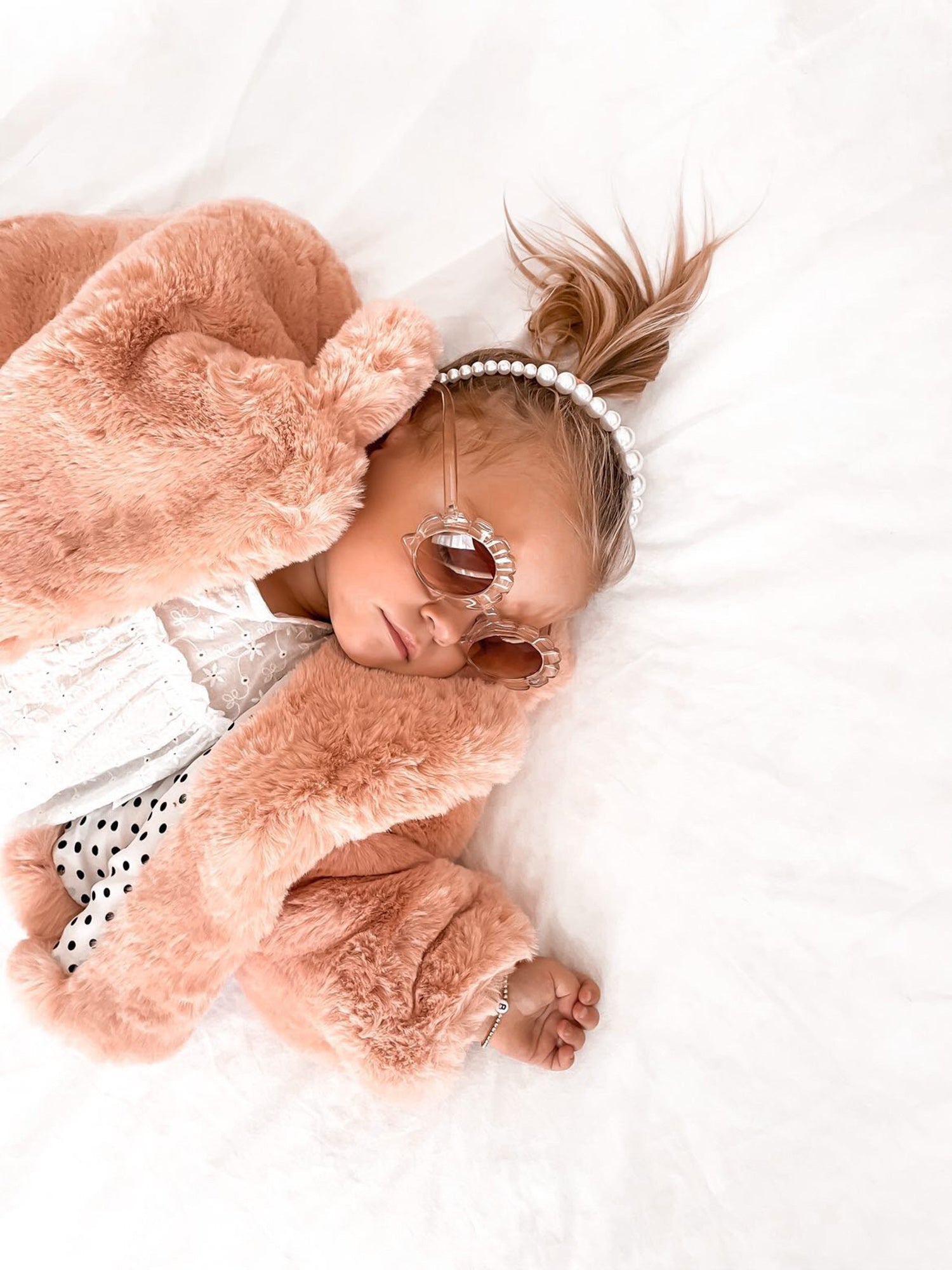 Mini Astrid Faux Coat in Petal - Mode & Affaire