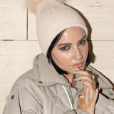 Angora Beanie Au Naturel - Mode & Affaire