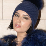 Angora Beanie Midnight - Mode & Affaire