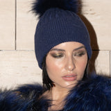 Angora Beanie Midnight - Mode & Affaire