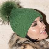 Angora Beanie Jade - Mode & Affaire