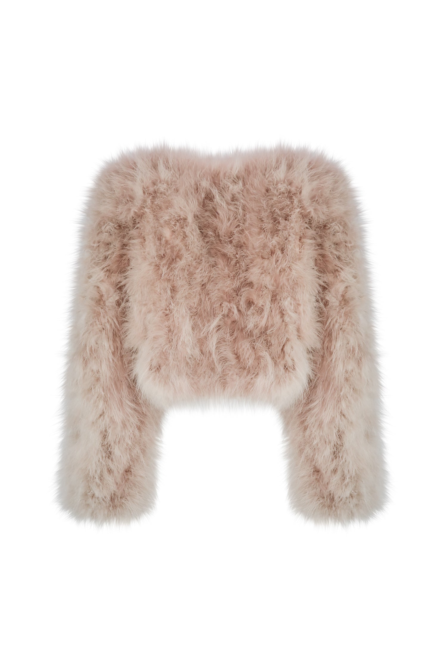 Valentina Feather Jacket Blush - Mode & Affaire
