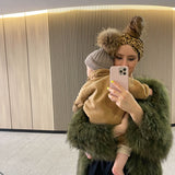 Baby Angora Beanie Cedar - Mode & Affaire
