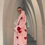 queen of hearts faux coat