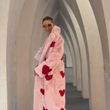 queen of hearts faux coat