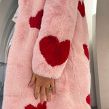 Queen Of Hearts Faux Coat - Mode & Affaire