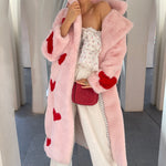 Queen Of Hearts Faux Coat - Mode & Affaire