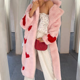 Queen Of Hearts Faux Coat - Mode & Affaire