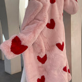 queen of hearts faux coat