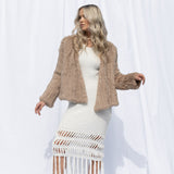 Cascade Jacket in Latte - Mode & Affaire