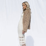 Cascade Jacket in Latte - Mode & Affaire