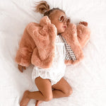 Mini Astrid Faux Coat in Petal - Mode & Affaire