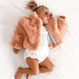 Mini Astrid Faux Coat in Petal - Mode & Affaire