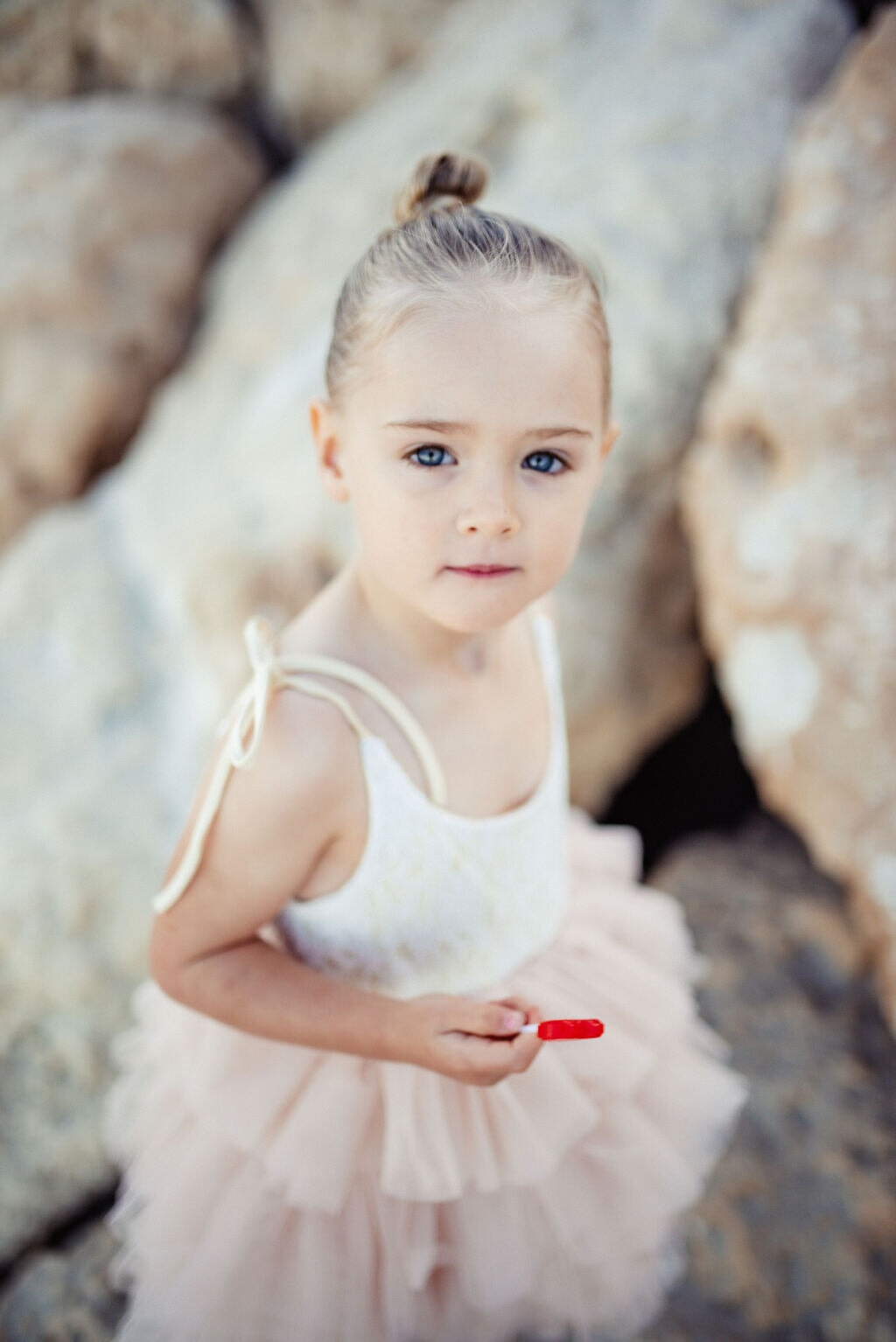 Tilly Tulle Tutu Dress in Oatmeal - Mode & Affaire