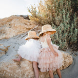 Tilly Tulle Tutu Dress in Oatmeal - Mode & Affaire