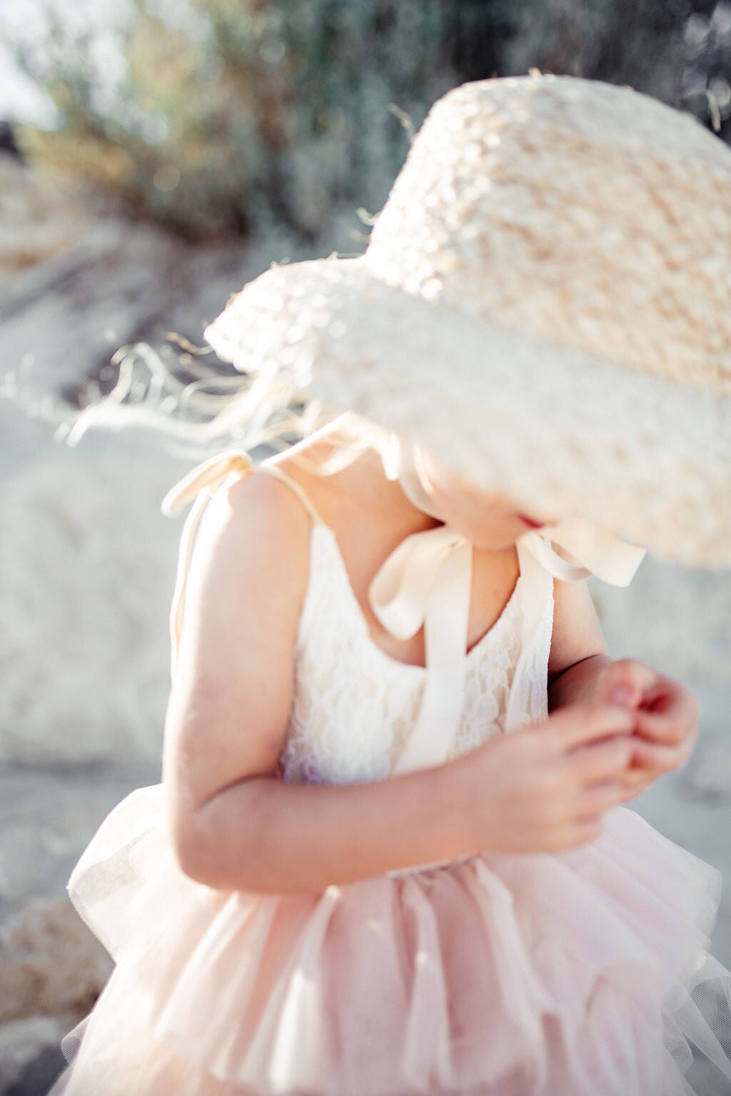 Tilly Tulle Tutu Dress in Oatmeal - Mode & Affaire