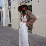 Cascade Jacket in Latte - Mode & Affaire