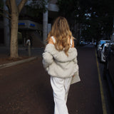 Cascade Jacket in Light Grey - Mode & Affaire