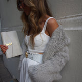 Cascade Jacket in Light Grey - Mode & Affaire