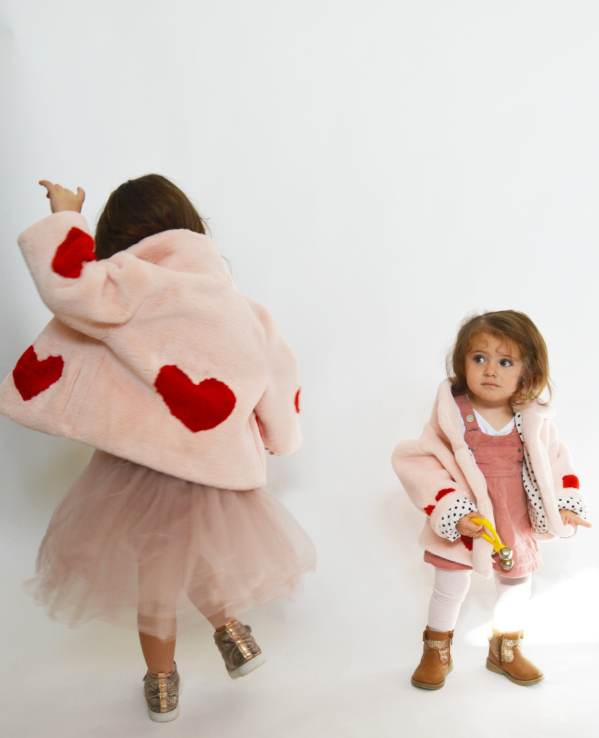 Queen Of Hearts Mini Faux Coat - Mode & Affaire