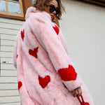 Queen Of Hearts Faux Coat - Mode & Affaire