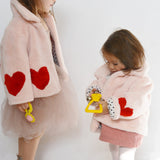 Queen Of Hearts Mini Faux Coat - Mode & Affaire