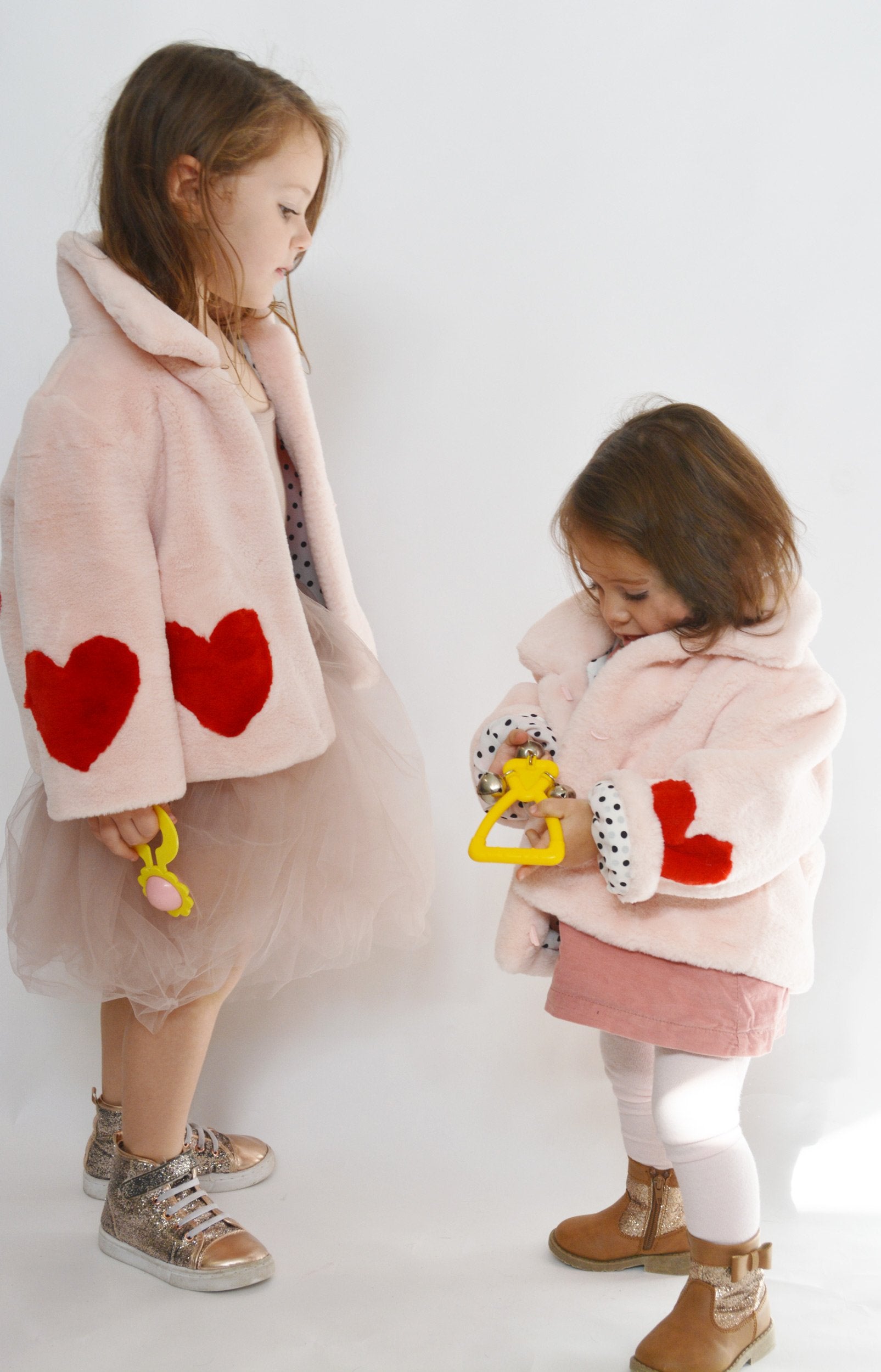 Queen Of Hearts Mini Faux Coat - Mode & Affaire