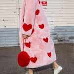 Queen Of Hearts Faux Coat - Mode & Affaire