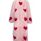 Queen Of Hearts Faux Coat - Mode & Affaire