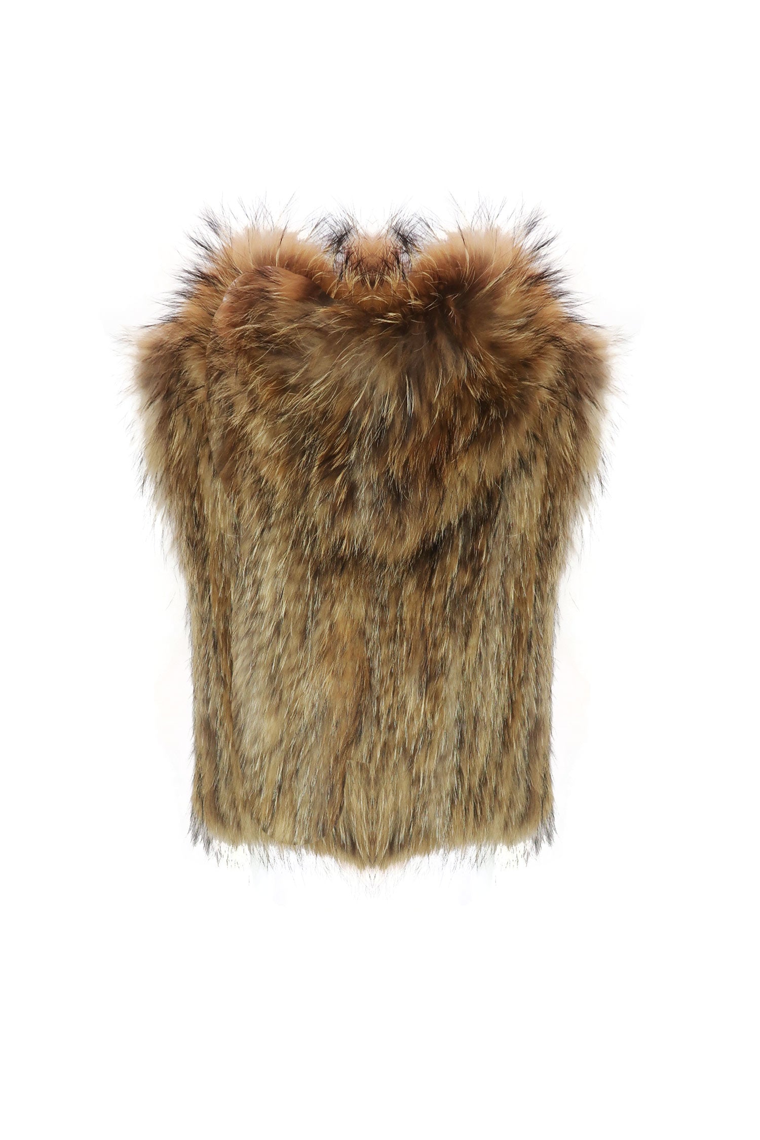 Alba Hooded Vest in Natural - Mode & Affaire