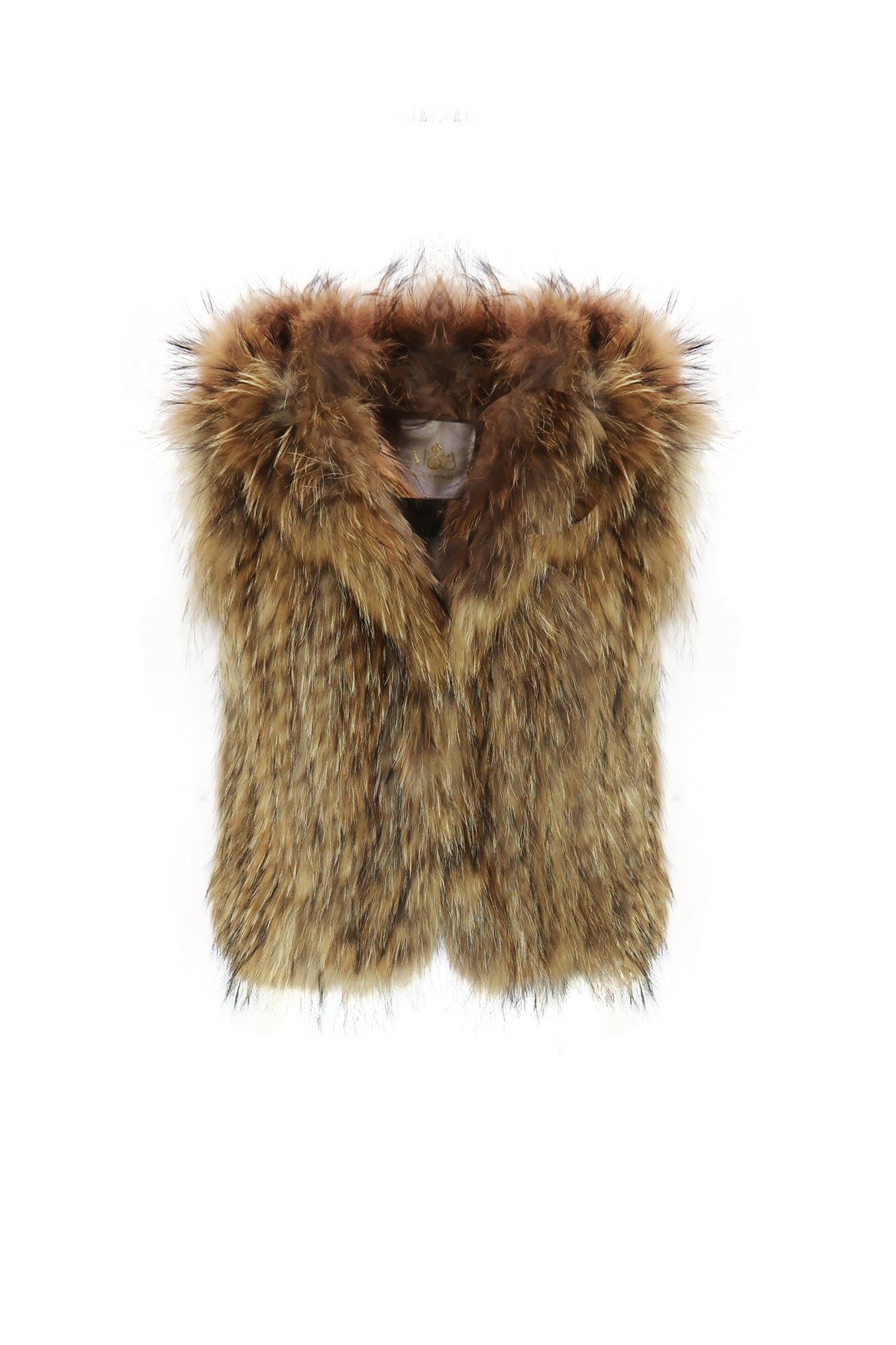 Alba Hooded Vest in Natural - Mode & Affaire