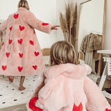 Queen Of Hearts Mini Faux Coat - Mode & Affaire