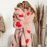 Queen Of Hearts Mini Faux Coat - Mode & Affaire