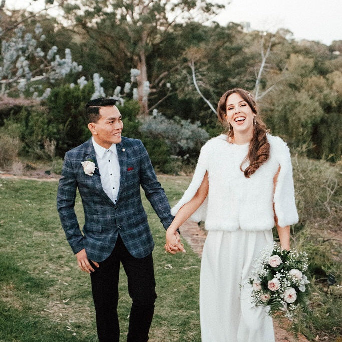 What To Wear To A Wedding? A Bridal Jumpsuit, Of Course!