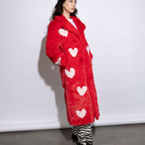 Queen Of Hearts Coat Ruby