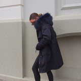 The Daily Long Parka in Navy