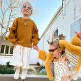Pom Pom Sweater in Butterscotch - Mode & Affaire