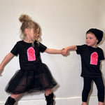 Kids 'Mode Vibes' Tee Black - Mode & Affaire