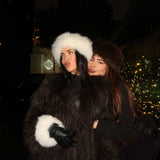 Fluffy Headband Snow