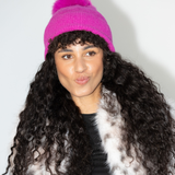 Après Shocking Pink Pom Pom Beanie