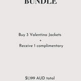 Valentina Jacket Bundle - 3 Jackets + 1 Complimentary