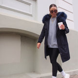 The Daily Long Parka in Navy